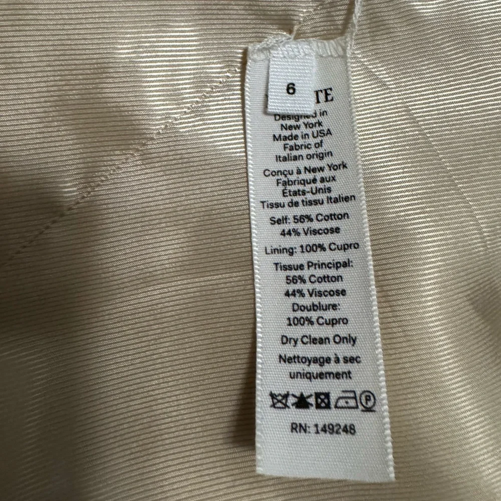 KHAITE Jaden Satin Trench Coat Size 6 NWT - Picture 7 of 11